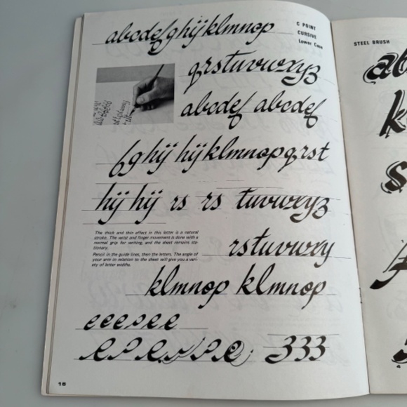 Walter Foster Lettering with Brush and Pen Art Instruction Book - Picture 3 of 4